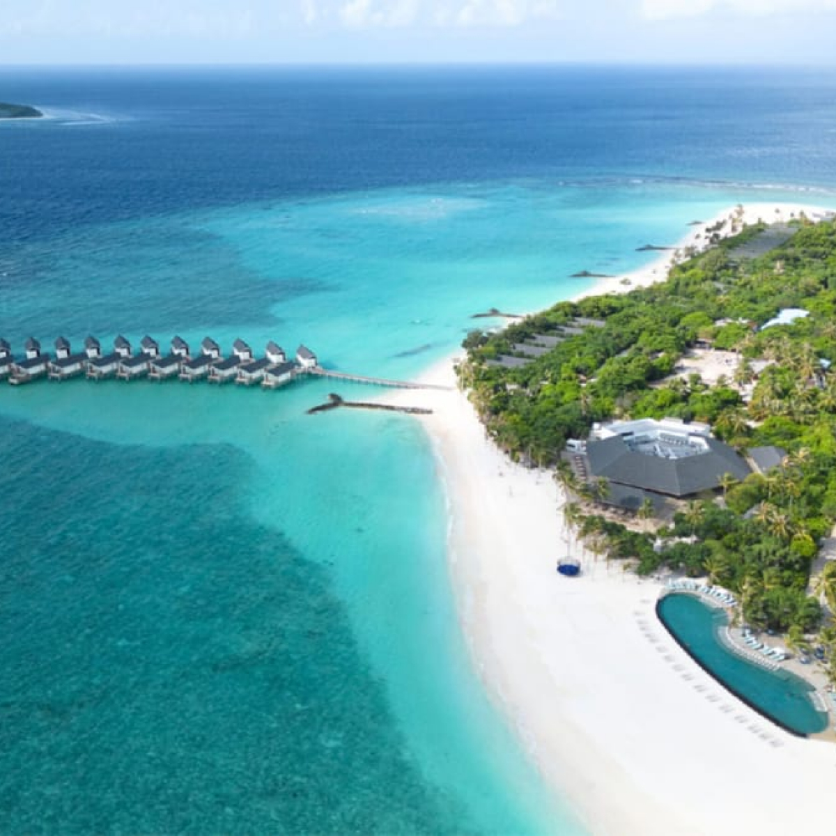 Fairmont Maldives. Снег на Мальдивах.