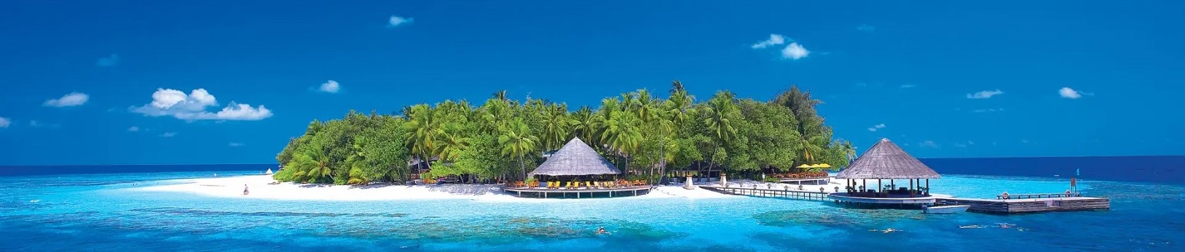 Maldives hotels on several islands