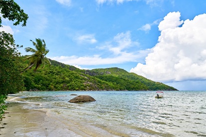 Baie Terney Marine Park in the Seychelles